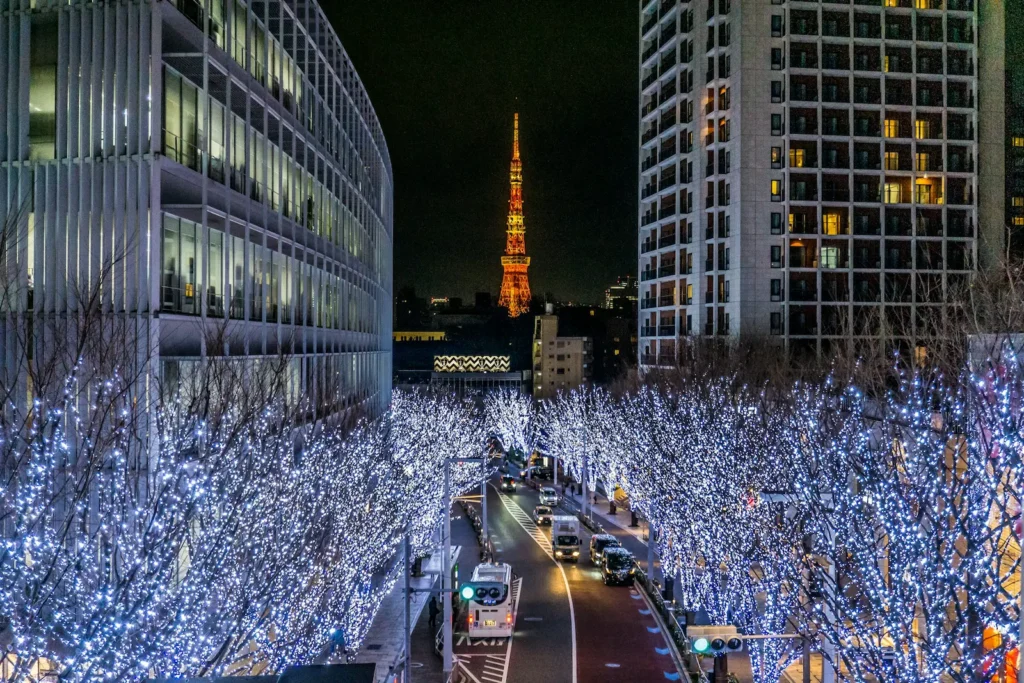 Tokyo skytree winter
