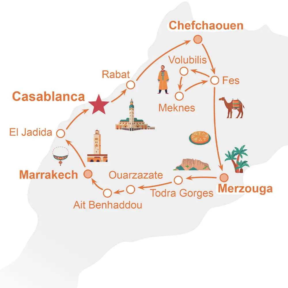 Morocco-Map Morocco map