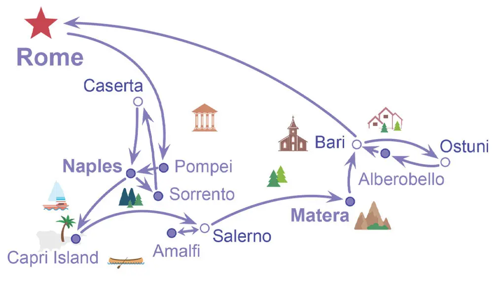 Southern-Italia-Map Southern italia map