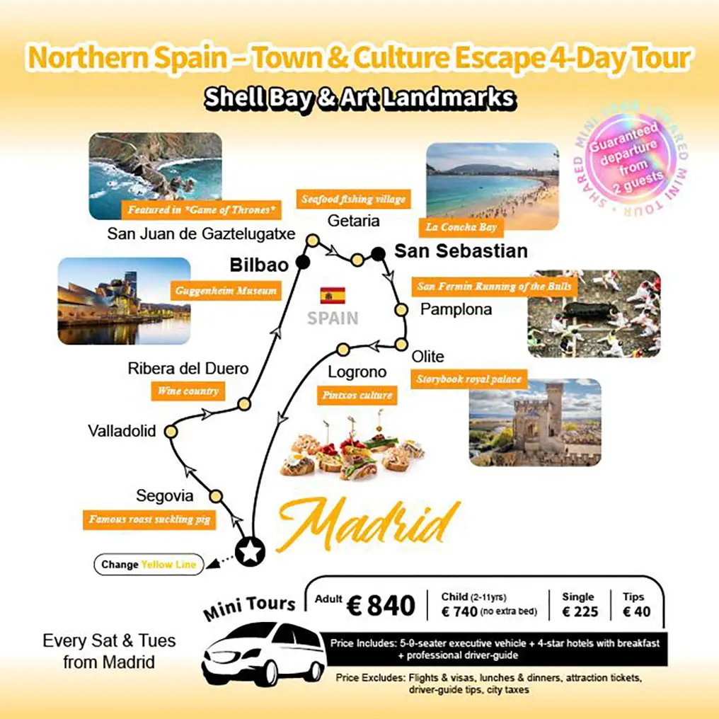 Northern Spain – Town & Culture Escape (Shell Bay & Art Landmarks ...